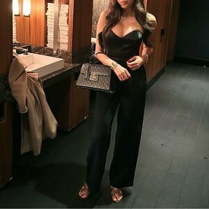 Babaton Black Corset Bodysuit